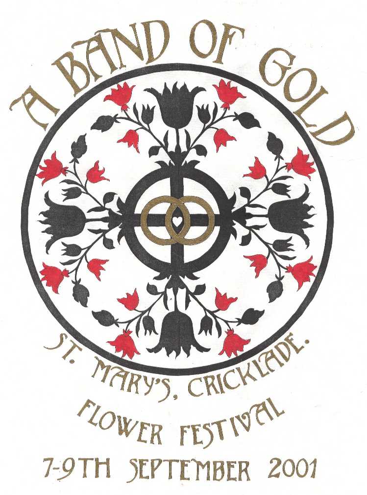 Band of Gold Poster used on the day of the Flower Festival