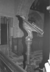 The carved oak eagle lectern - the gift of Thomas Butt Miller 25 Dec 1903
