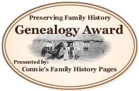 Connie's Family History Page Logo