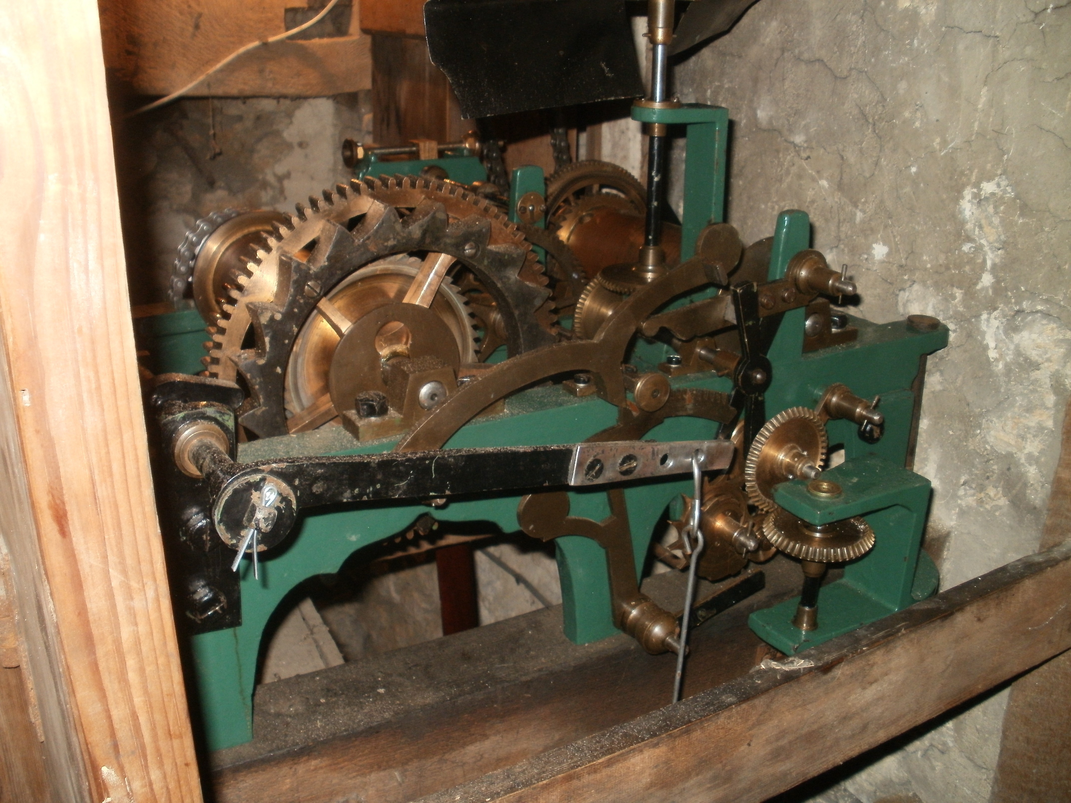 The restored clock mechanism.